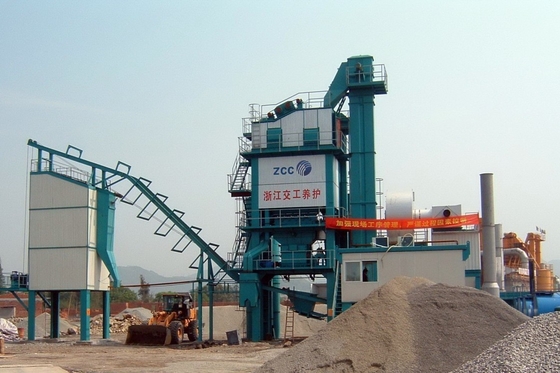 650mm Width Conveying Belt Cold Mix Asphalt Plant , Batch Mix Plant With 30ton Diesel Tank