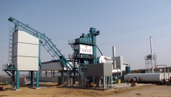 650mm Width Conveying Belt Cold Mix Asphalt Plant , Batch Mix Plant With 30ton Diesel Tank