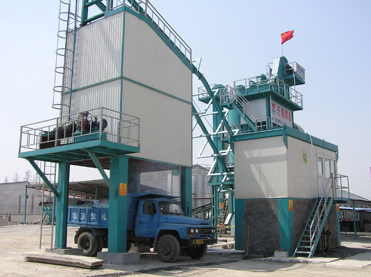 3.25m Discharging Height 80tph Asphalt Drum Mixing Plant With Secondary Weighing Mode