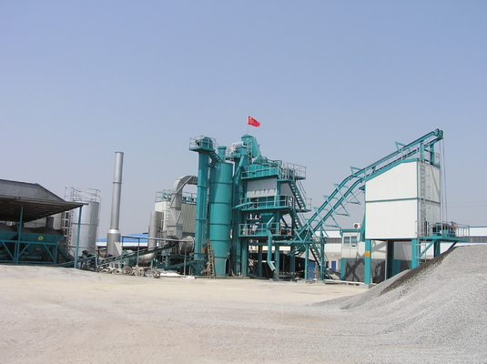 3.25m Discharging Height 80tph Asphalt Drum Mixing Plant With Secondary Weighing Mode