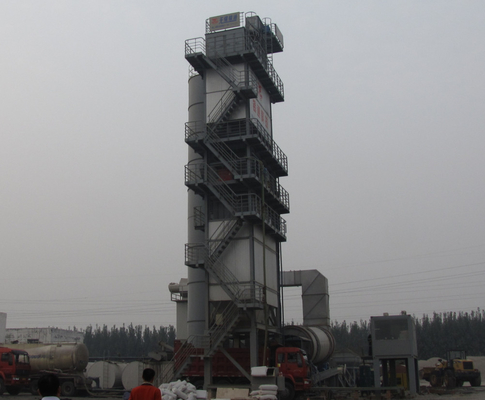 Tower Type Asphalt Batching Plant With Yoke Centralized Lubricating System