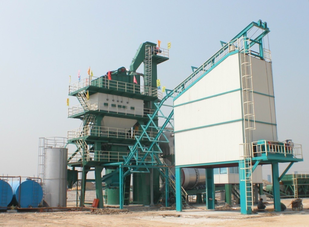 1.0Mpa Fuel Pump Variable Speed Converter Asphalt Mixer Plant With 1000000 Kcal Boiler